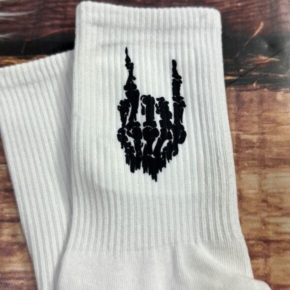Hell Yeah Skeleton Socks - Picture 2 of 4